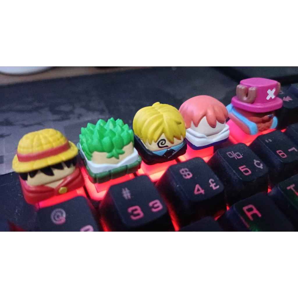 Keycap tecla para teclado mecânico - One Piece em Oferta na Shopee