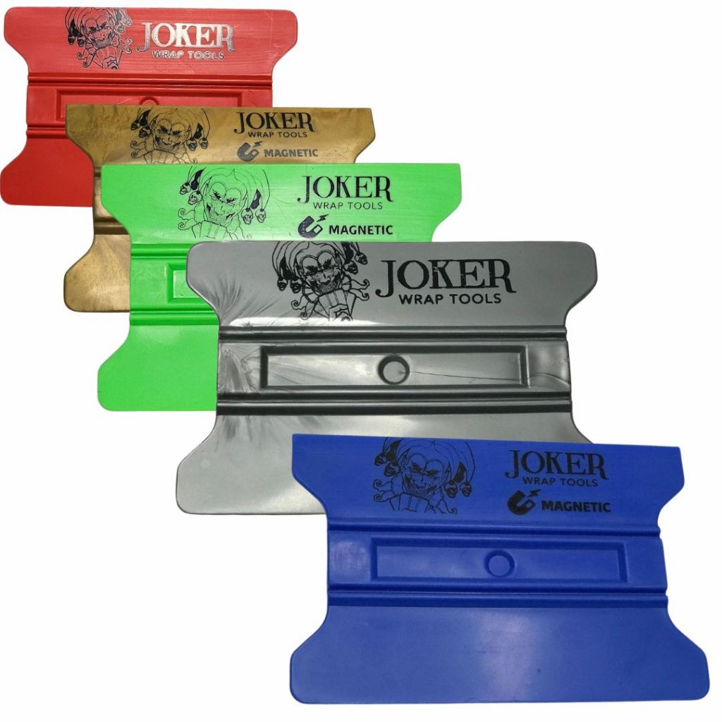 5 Un Espátulas 11cm Retangular Profissional Magnética Imã Joker Wrap Tools