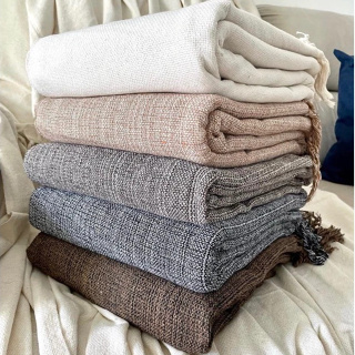 Manta 2,20m x 1,50m Gigante XGG Sofá Cama Decorativa Mesclado Varias Cores em Oferta na Shopee