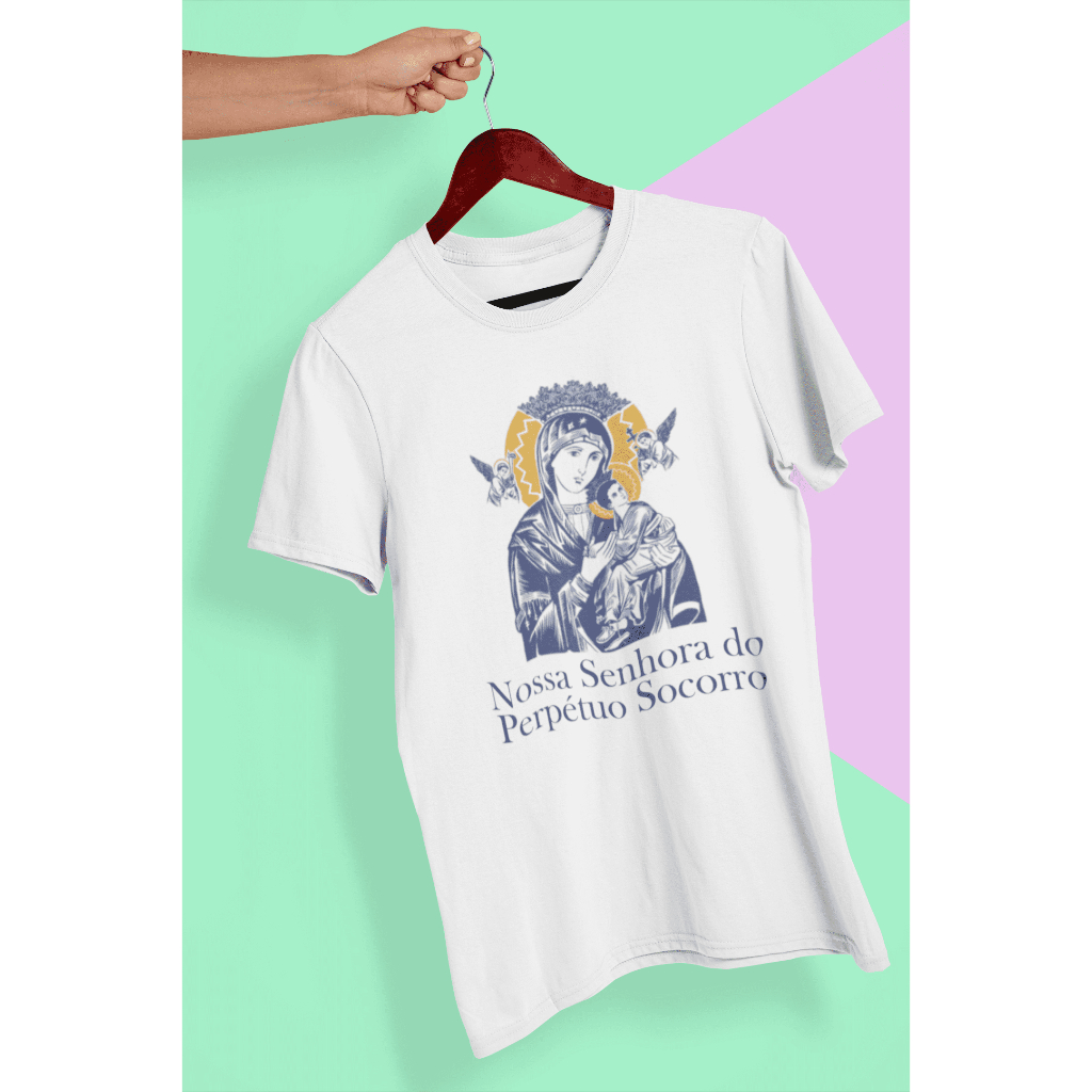 Camiseta Nossa Senhora Do Perpétuo Socorro -  Blusa Nossa Senhora do Perpetuo Socorro