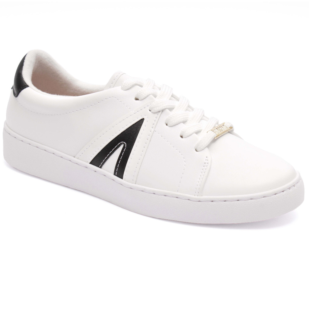 Tenis Vizzano Feminino Casual Original Branco com Preto 1214.1032