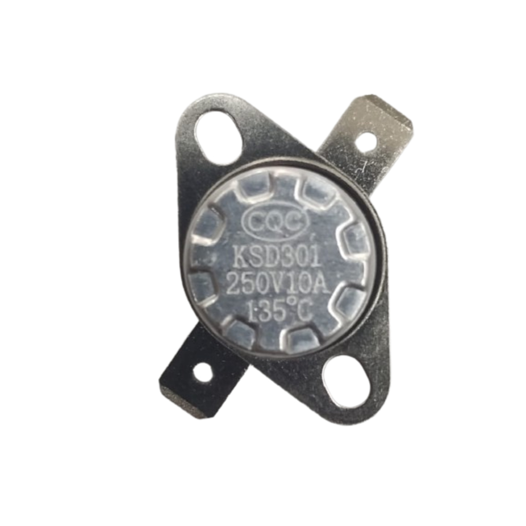 Termostato Baquelite Ksd 301 135 Graus 10 Amperes 250 Volts