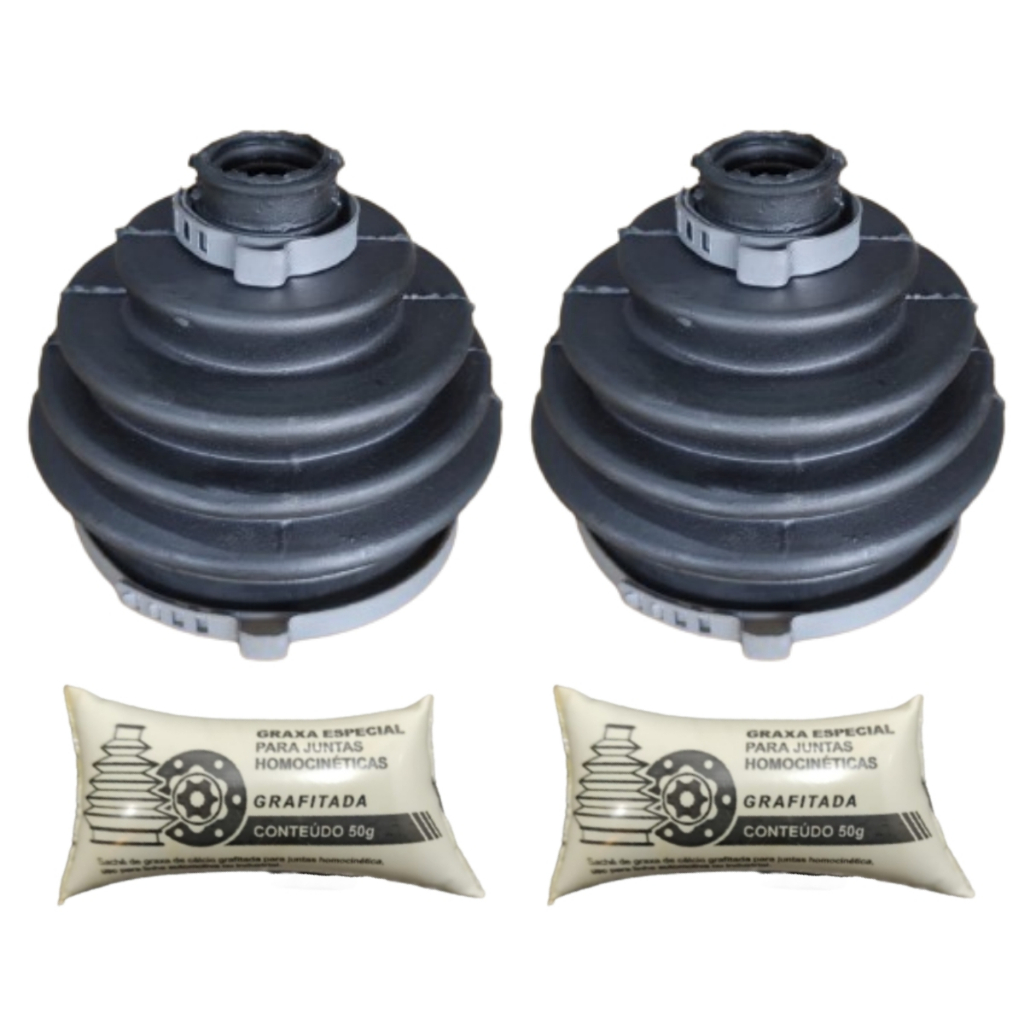 Par Coifa Homocinetica Roda Gol Voyage Fox 1.0 G5 G6 G7 G8