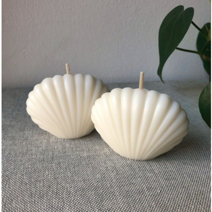 Mini Vela Concha Cera Ecomix Vela Decorativa Aromática Lembrancinha