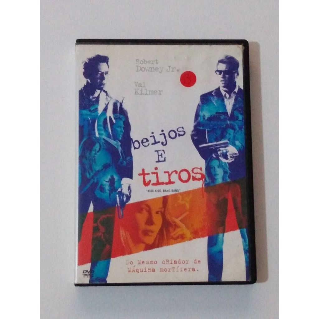 DVD Beijos e Tiros Robert Downey Jr. Original