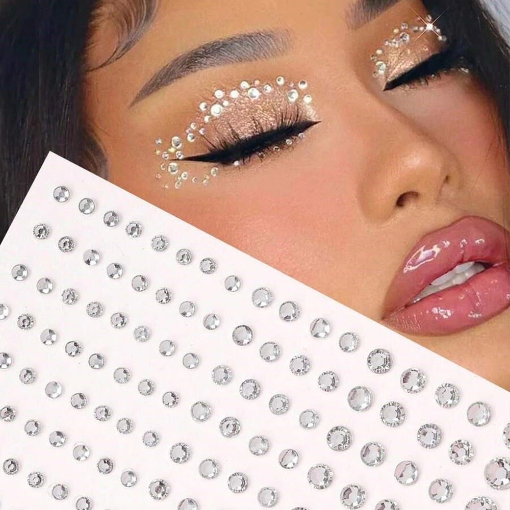 Cartela de Strass Auto Adesiva Artesanato/ Scrapbook/ Unhas/ Maquiagem-FY802119 em Oferta na Shopee