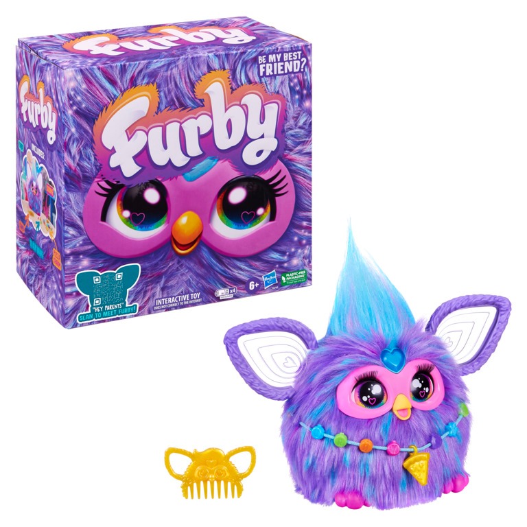 Pelúcia Eletrônica Interativo Furby Purple - Hasbro F6743