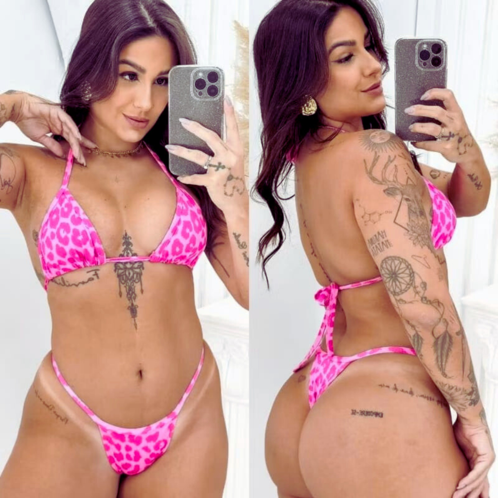 BIQUÍNI MARQUINHA DE FITA Bronze Tendência Verão