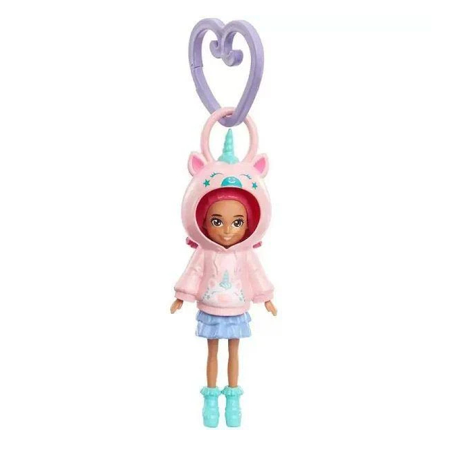 Boneca Polly Pocket Amigas de Capuz Margot Monrovia  Unicórnio HKW02 - Mattel em Oferta na Shopee