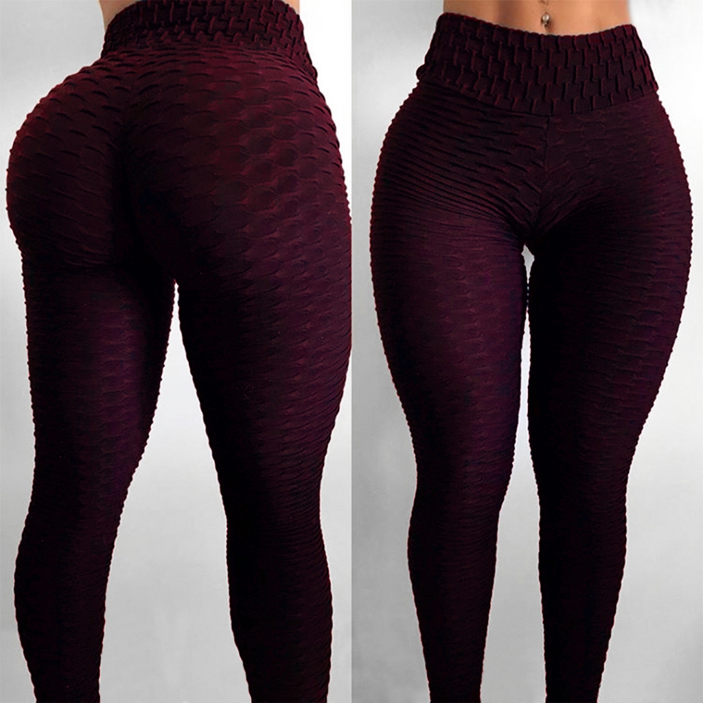 Calça Legging Bolha Suplex Cós Alto Empina Bumbum Fitness Suplex 3D Textura Flocada Cintura alta