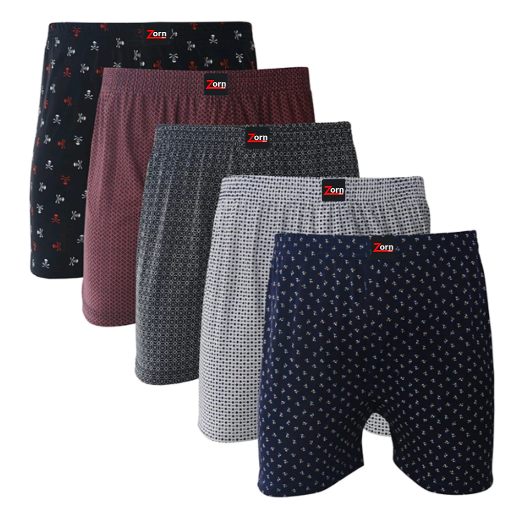 Kit 05 Cuecas Samba Canção Short de Dormir Pijama Masculino