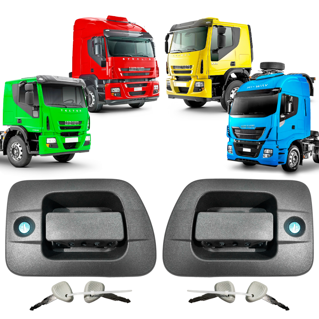 Maçaneta Externa Porta Compatível Iveco Stralis Tector Cursor Hi-way