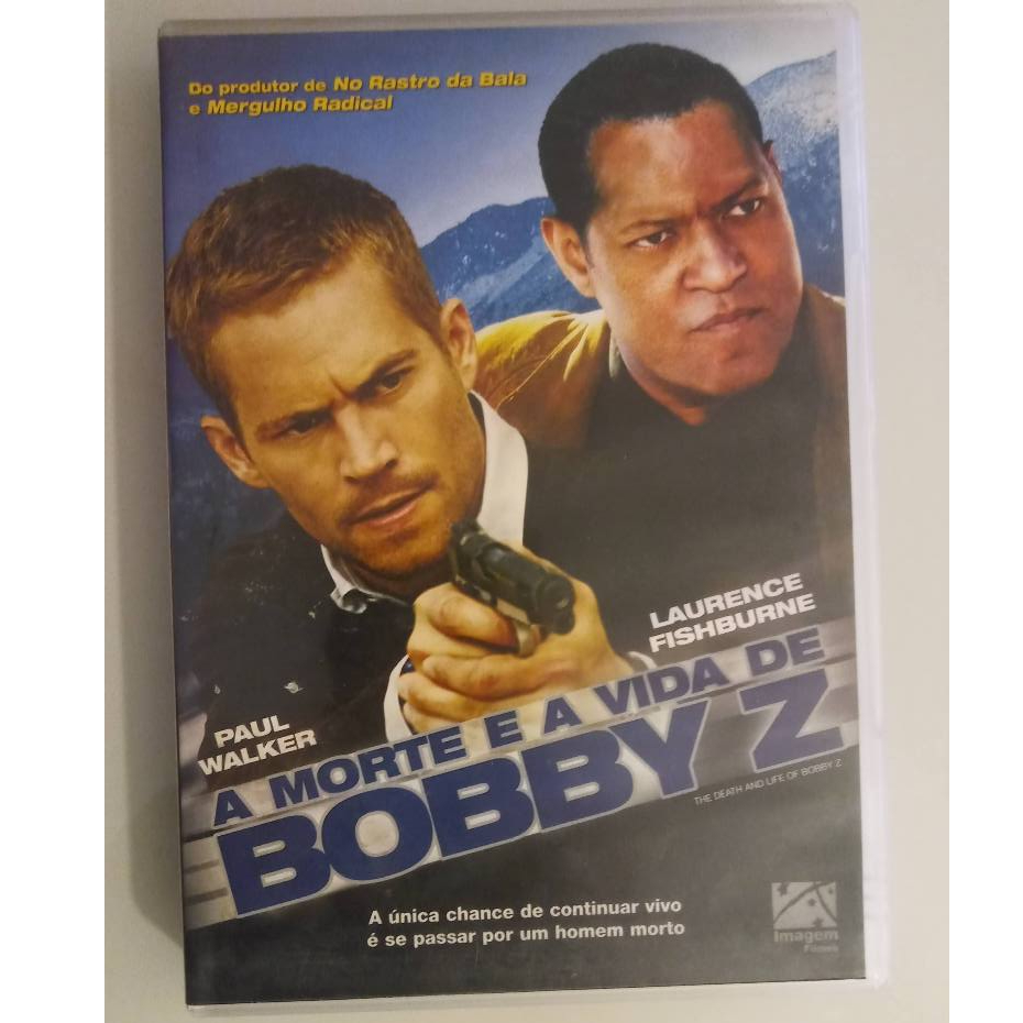 A morte e a vida de bobby Z - dvd de locadora - paul walker