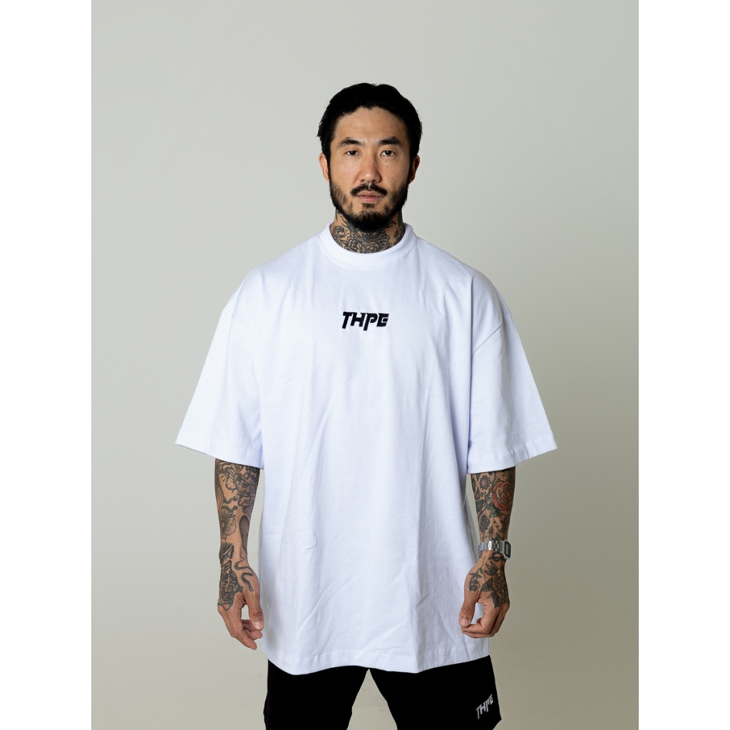 Camiseta Oversized Branco Embroidery