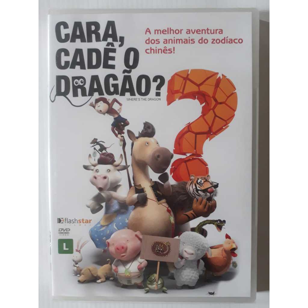 Dvd Cara Cadê o Dragão? - Animação - Original Lacrado