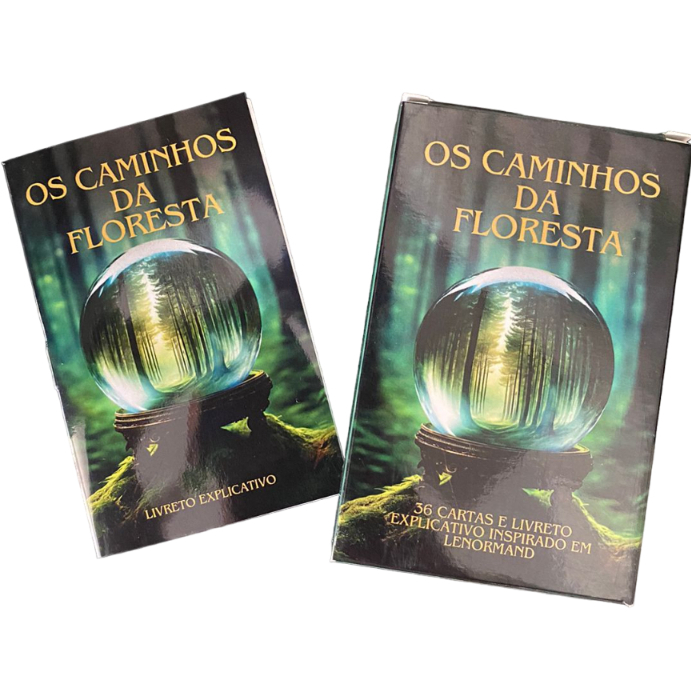 Baralho Cigano 36 Cartas Lenormand Os Caminhos Da Floresta 100% Plastificado