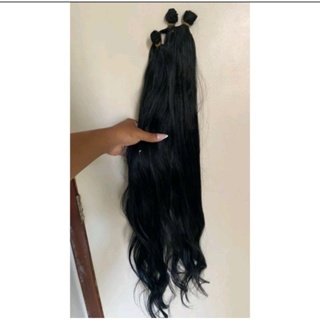 Cabelo bio humano, 70cm liso, 1 tela em Oferta na Shopee