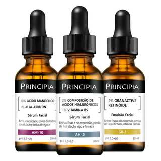 Kit 3 Séruns Principia Mandélico + Hialurônicos + Retinóide em Oferta na Shopee