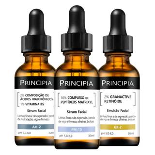 Kit 3 Séruns Principia Hialurônicos + Peptídeos + Retinóide em Oferta na Shopee