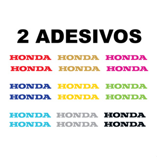 2 Adesivos Honda Pequeno 6X1cm carenagem farol em Oferta na Shopee