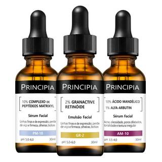 Kit 3 Séruns Principia Mandélico + Peptídeos + Retinóide em Oferta na Shopee