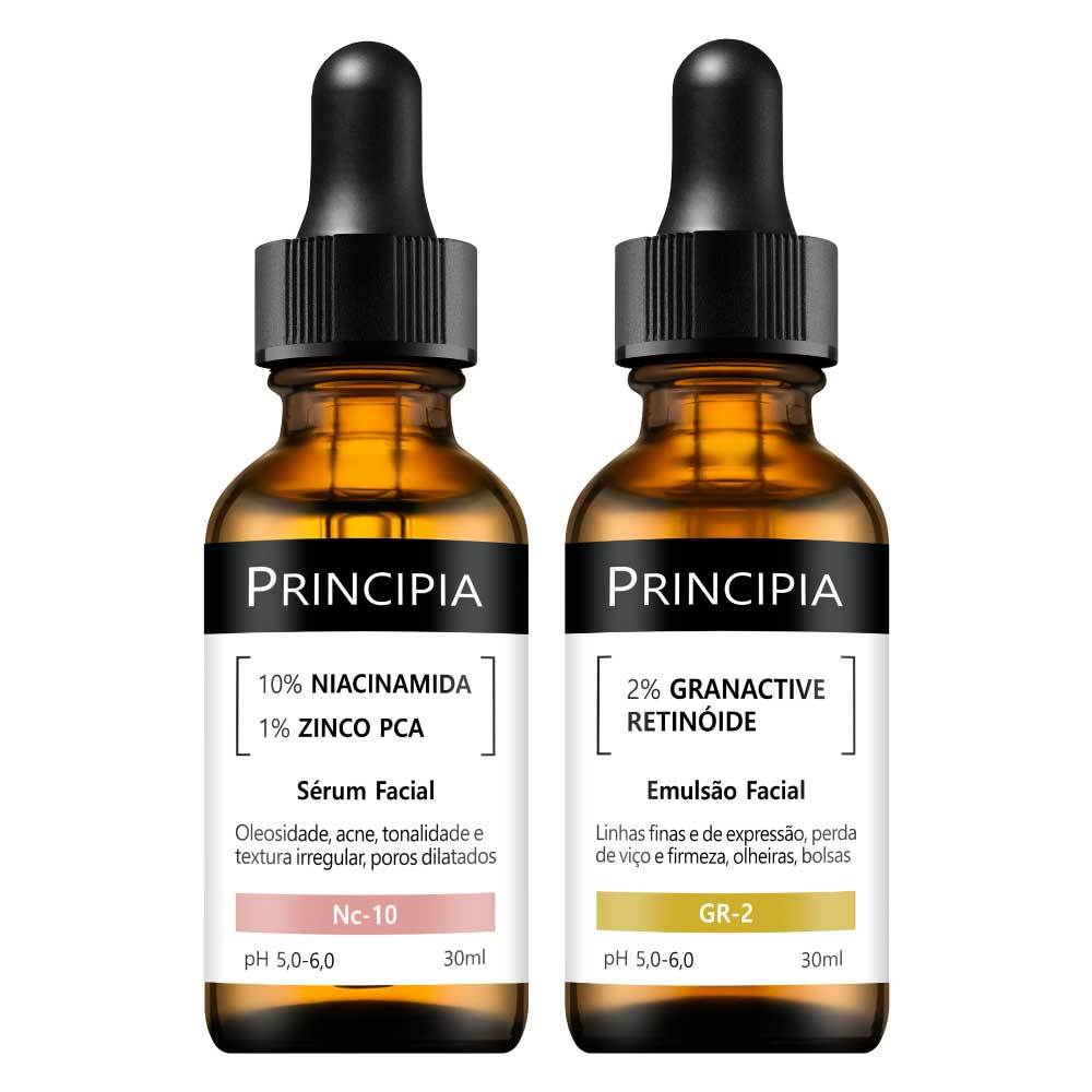 Kit 2 Séruns Principia Niacinamida + Retinóide - Beauty