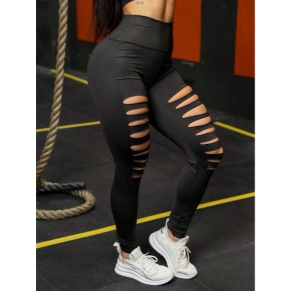 Calça Legging Feminina Academia Cintura Alta com Elástico Transparência Zero Confortável e Cores Primavera Verão
