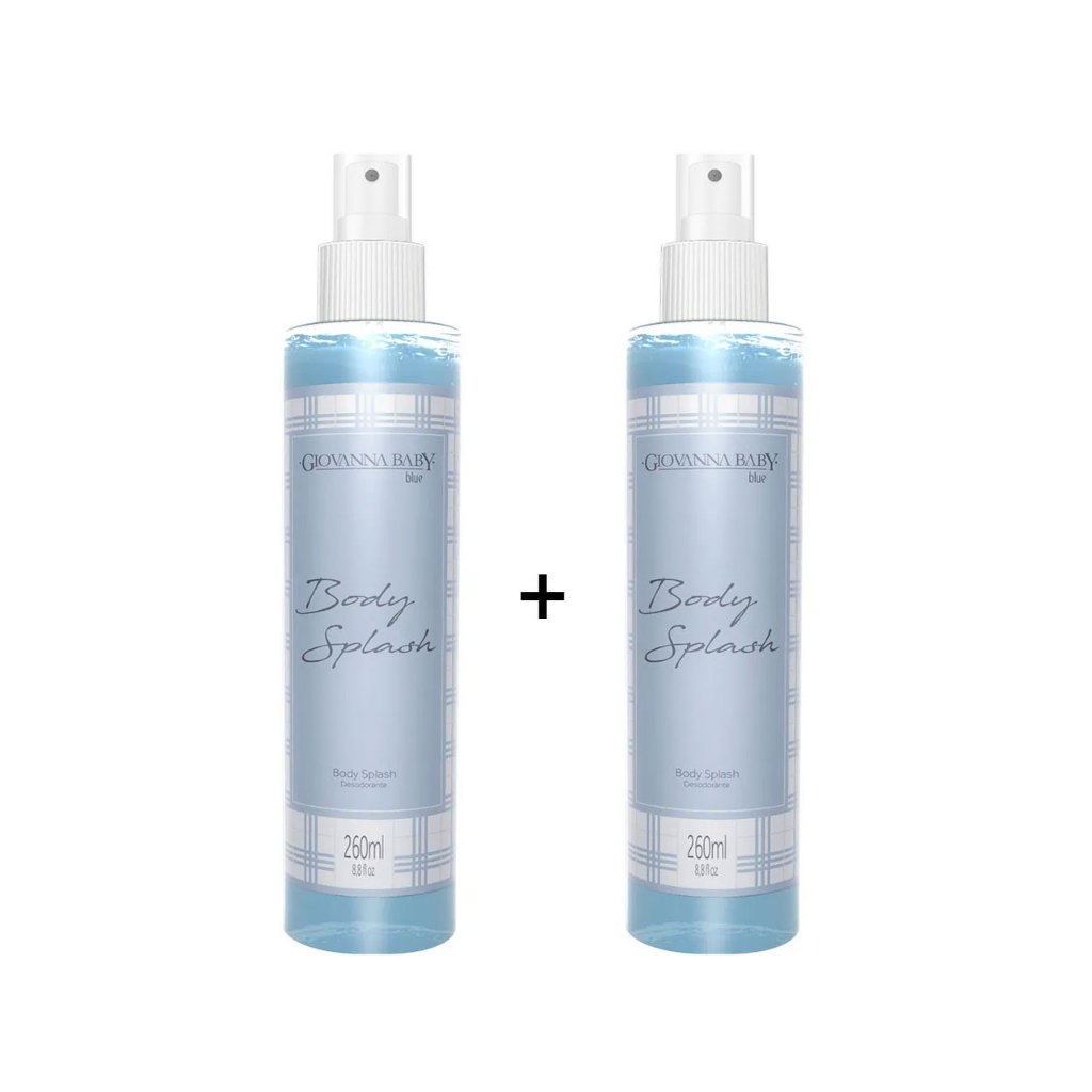 Body Splash Giovanna Baby Blue/Classic 260ml Kit 2uni