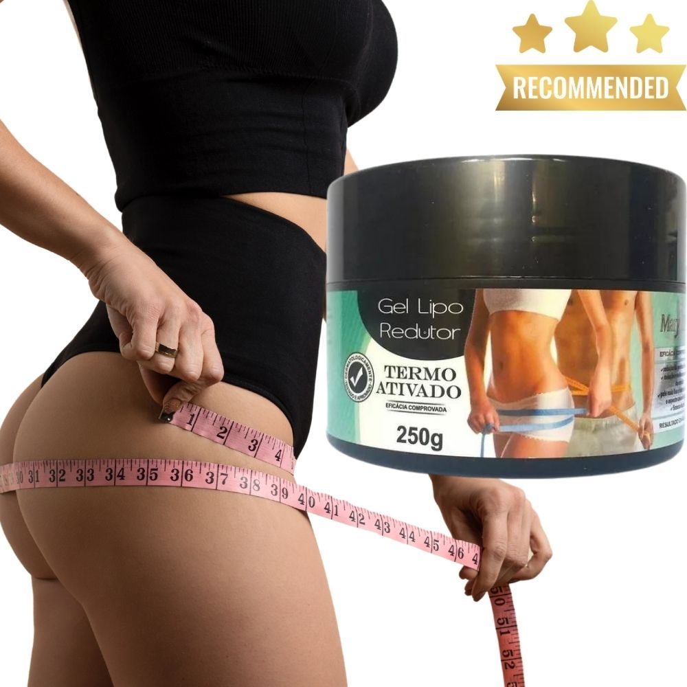Gel Lipo Redutor 250g Redução De Celulite E Medidas mary life