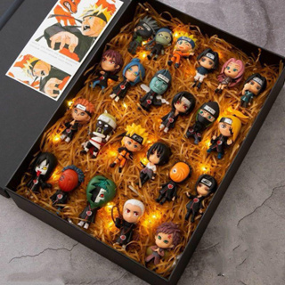 Kit 23 Pcs Bonecos Naruto Anime Action Figures Boneca Akatsuki Brinquedos Infantil Boneco Enfeites Dos Desenhos Animados em Oferta na Shopee