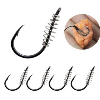 KIT C/25 ANZOL COM MOLA PARA PESCA COM MASSA em Oferta na Shopee
