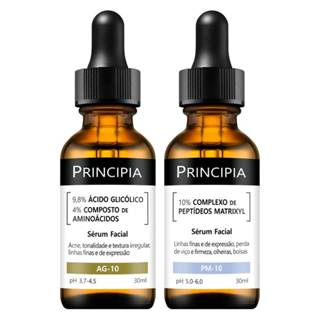 Kit 2 Séruns Principia Ácido Glicólico + Peptídeos Matrixyl em Oferta na Shopee