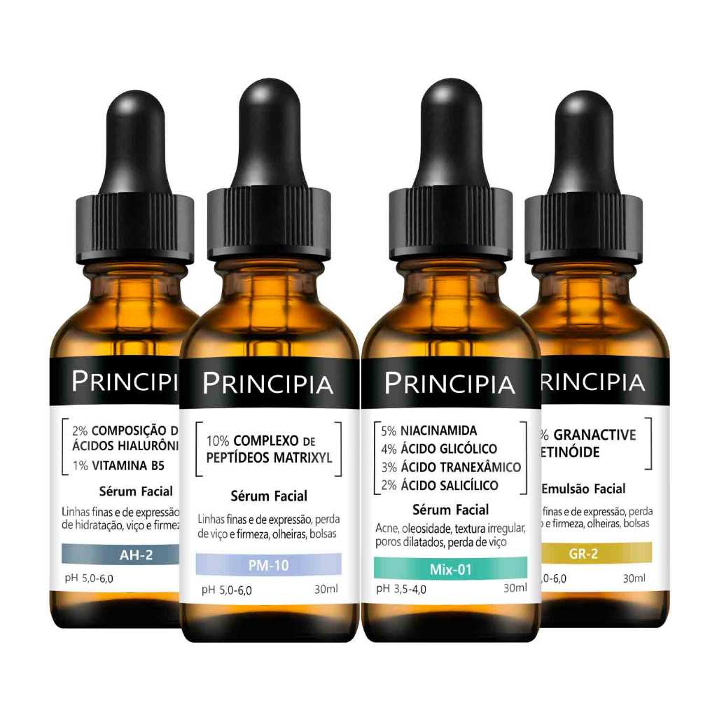 4 Séruns Hialurônicos + Peptídeos + Mix-01 + Retinóide em Oferta na Shopee