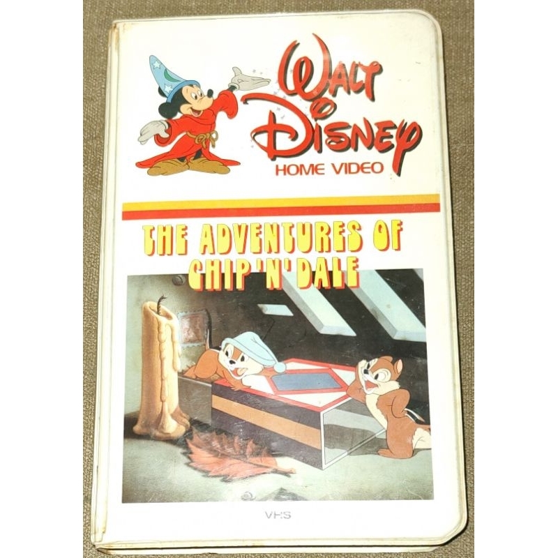 VHS the adventures of chip 'n' Dale Disney