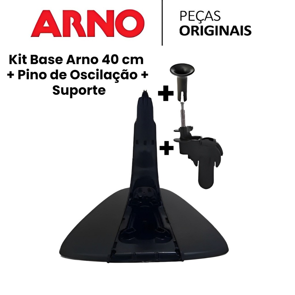 kit Base Suporte Articulado e Pino Oscilante Arno Silence Force 40cm - Peças Originais