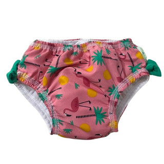 Biquini fralda embutida de banho e piscina reutilizável Flamingo em Oferta na Shopee