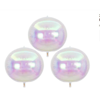 10 Balão Globo 10 Pol 25cm 4d Esfera Orbz Colorido Nacarado Festas, Decoração em Oferta na Shopee