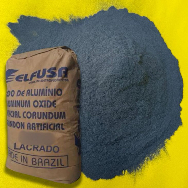 Oxido de alumínio ultra brilhante 600 preto 1 kg. lote exclusivo em Oferta na Shopee