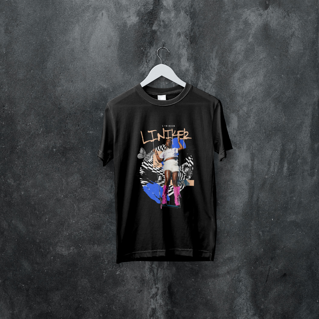 Camiseta Algodão Tshirt Cantora Liniker CAJU álbum TUDO