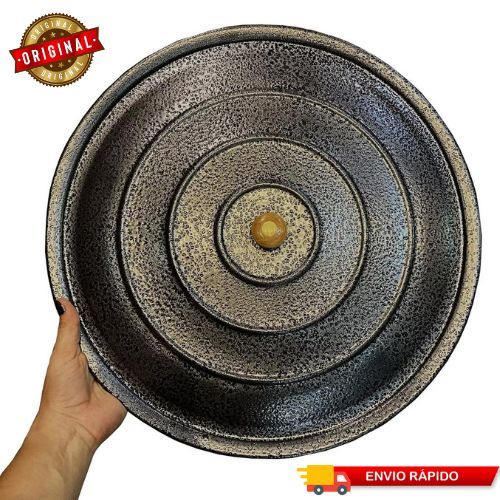 Tampa Avulsa de Alumínio 40cm 33cm 50cm 60cm Preta Chapa Panelas Grandes Tacho Caldeirão Caçarola Disco de Arado