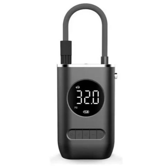 Bomba de Encher Pneu Compressor Portátil Digital Display Calibrador Carro Bicicleta Bike Bola Sem Fio Elétrica