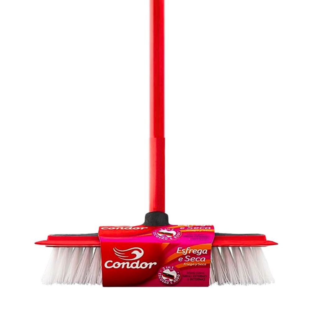 Esfregão Vassoura Rodo Escova Mop Lava Seca 2em1 Qualidade Condor