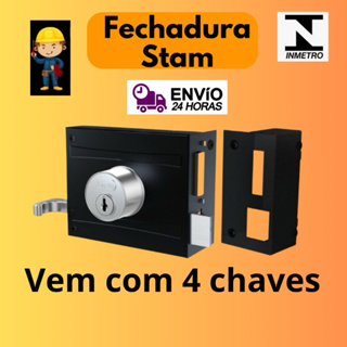 Fechadura para Portão - Stam em Oferta na Shopee