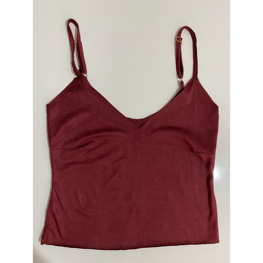 Blusa alcinha regulável feminina - NOVA