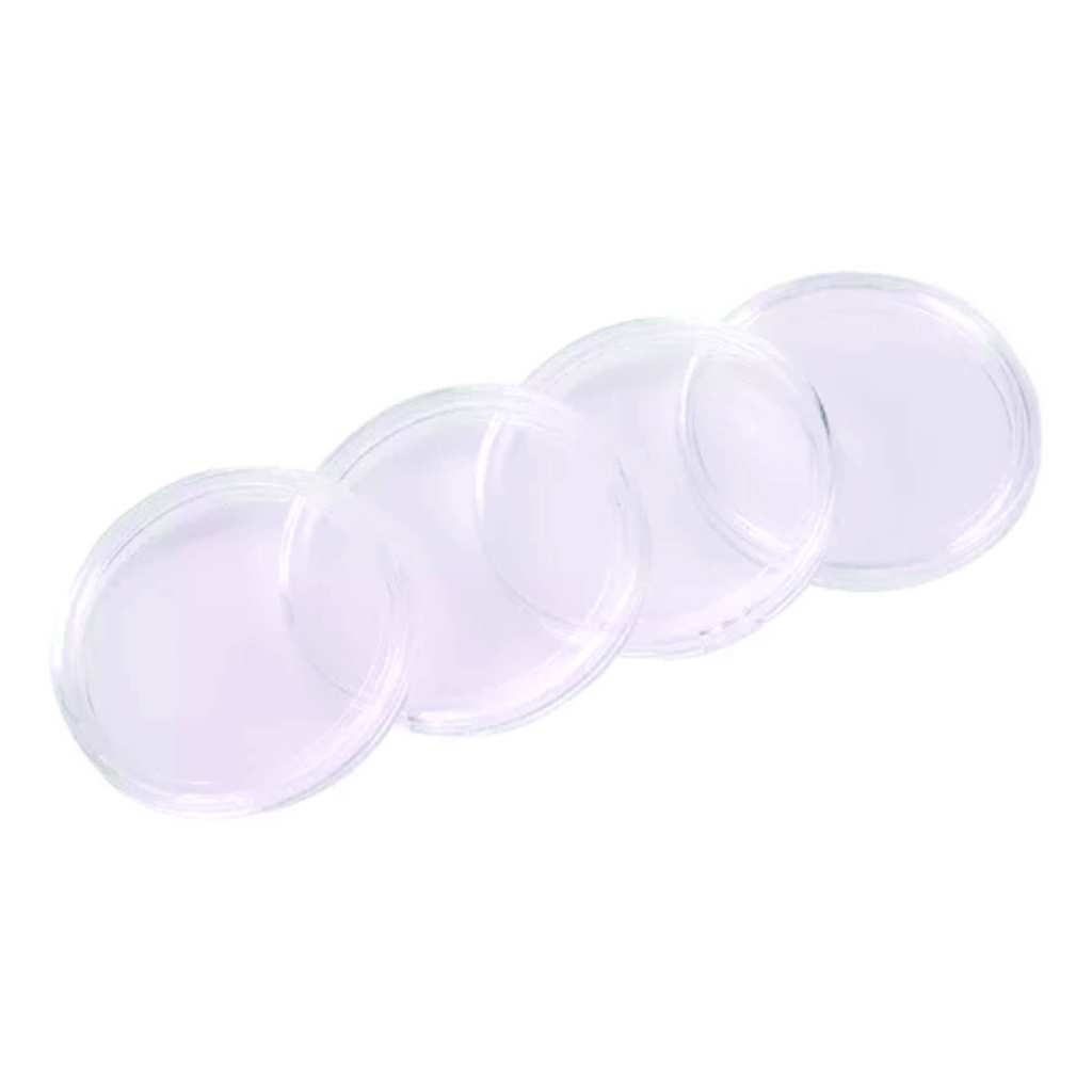 Detalhes do Capsula acrilica para Moedas 16mm ate 40mm - pacote com 10 unidades