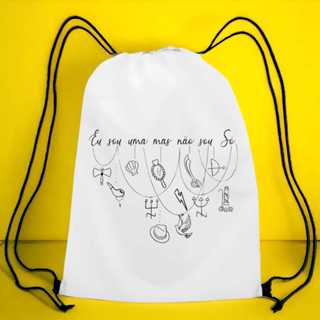 Mochila Saco- Eu sou uma mas não só-Umbanda-Candomblé em Oferta na Shopee