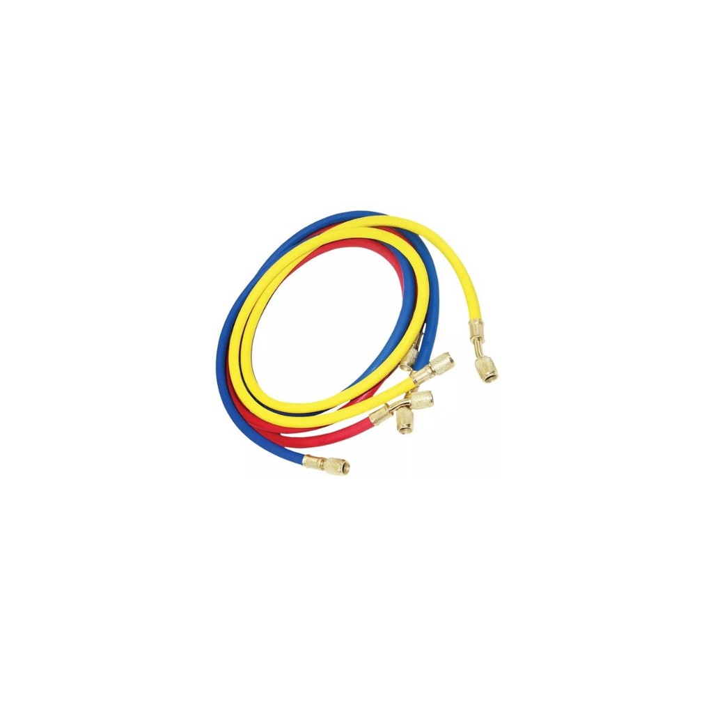 Conjunto Mangueiras 1,50m Manifold R22/ R134/ R22/ R407