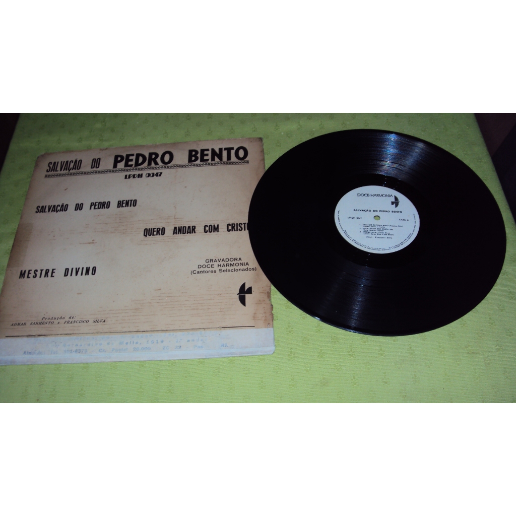 lp vinil. Salvação do Pedro Bento.Quero andar com cristo