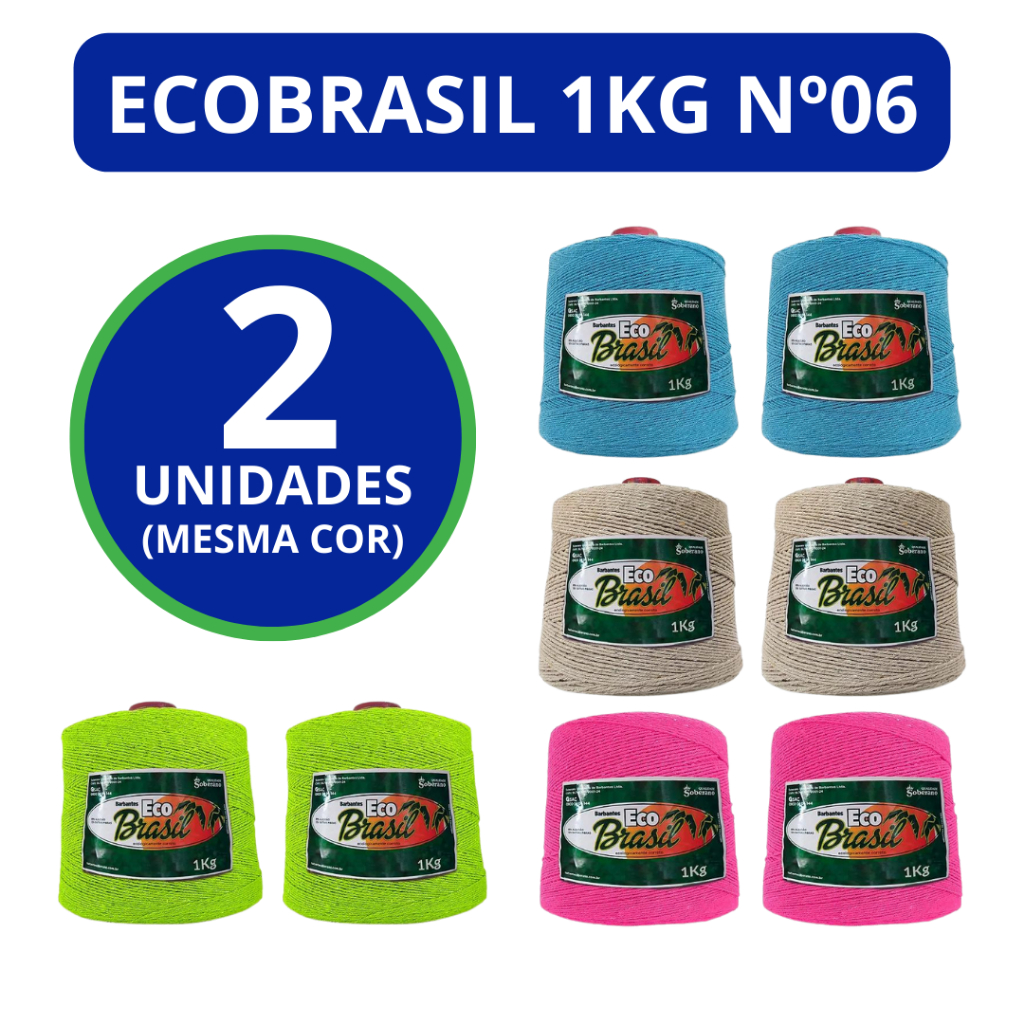 Barbante EcoBrasil 2kg Nº6