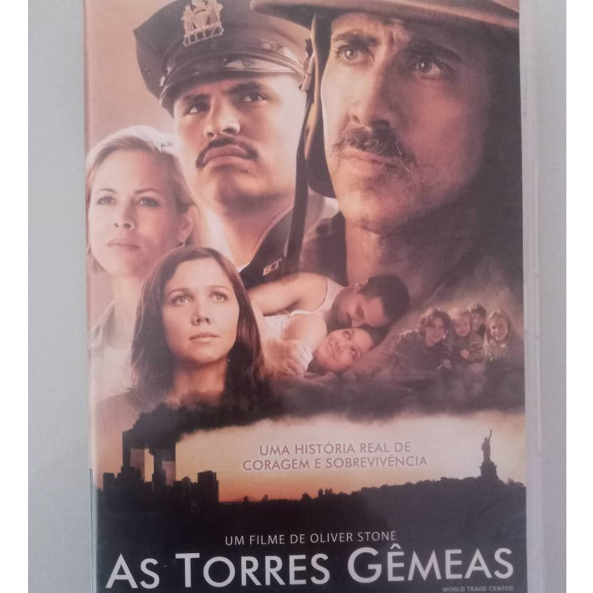 as torres gemeas - dvd de locadora - nicolas cage